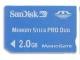 Thẻ nhớ Sandisk MS Pro Duo 2GB 
