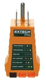 PHÍCH KIỂM TRA HỆ THỐNG DÂY ĐIỆN EXTECH ET15